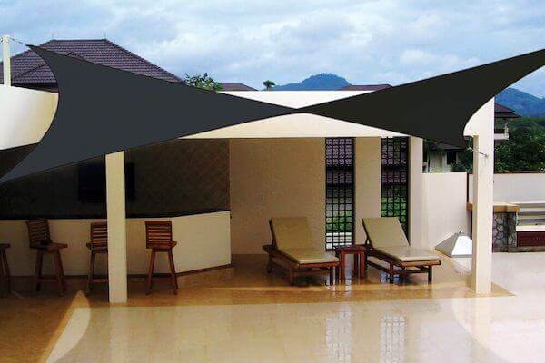 CCOMSQ540: Voile d’ombrage carrée 'Coolaroo Commercial' 5,4m