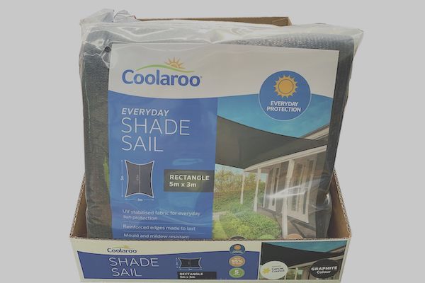 CEVERREC35: Voile d’ombrage rectangulaire 'Coolaroo Everyday' 5mx3m