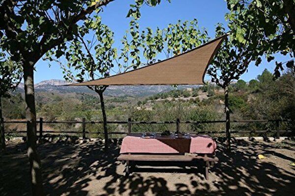 CEVERTR300: Voile d'ombrage triangulaire 'Coolaroo Everyday' 3m