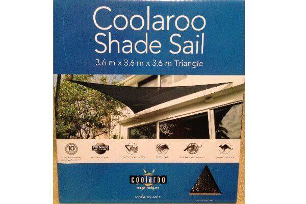 CPREMTR360: Voile d’ombrage triangulaire 'Coolaroo Premium' 3,6m