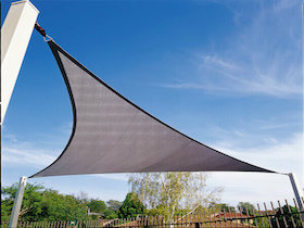 CPREMTR500 - Voile d'ombrage triangulaire<br>'Coolaroo Premium' 5m x 5m x 5m