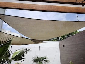 CRTHTR360 - Voile d’ombrage nomade Triangulaire 3,6m 