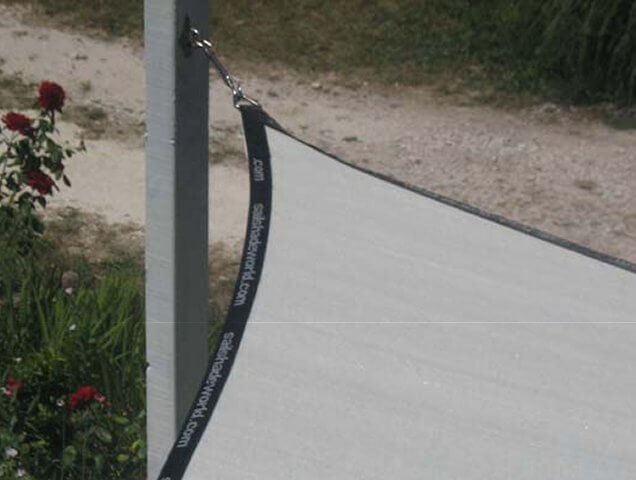 installation avec dénivelé