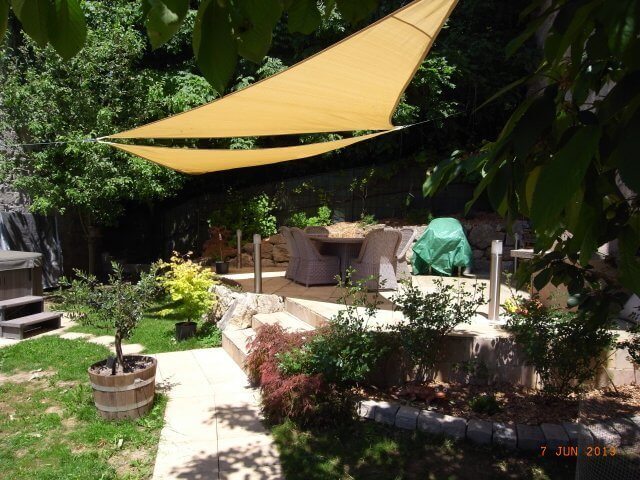 shade sail - voile d'ombrage rectangulaire - shade sail