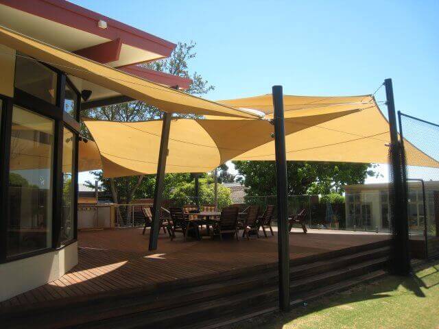 shade sail - voile d'ombrage camping - voile d'ombrage camping