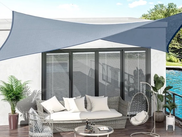 shade sail - voile d'ombrage rectangulaire - voile d'ombrage
